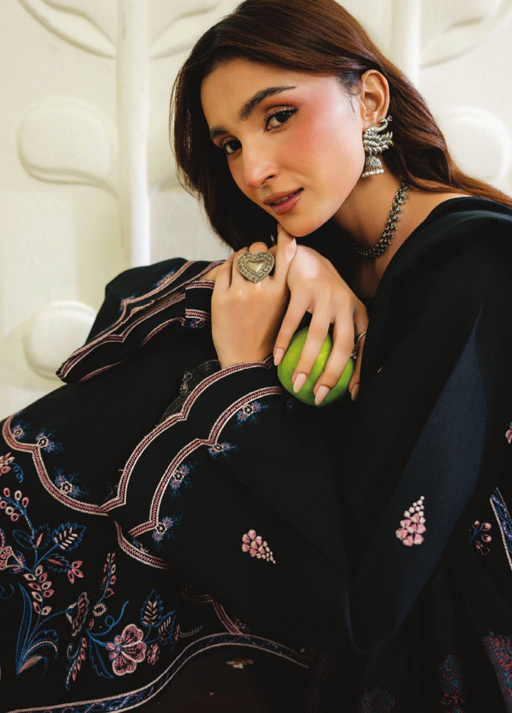 Onara by Humdum Unstitched Embroidered Khaddar 3 Piece Suit HD26UKO D-01 - Winter Collection