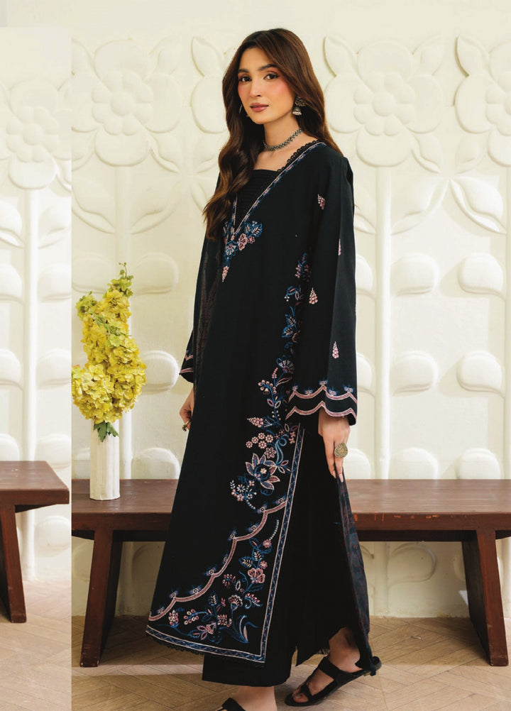 Onara by Humdum Unstitched Embroidered Khaddar 3 Piece Suit HD26UKO D-01 - Winter Collection