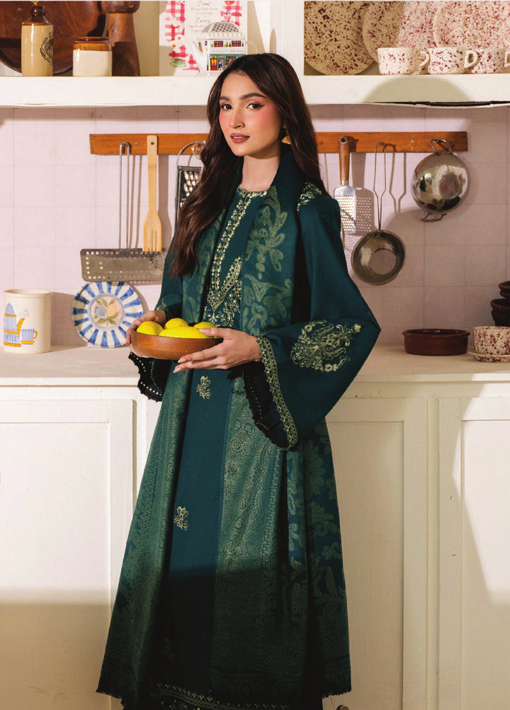 Onara by Humdum Unstitched Embroidered Khaddar 3 Piece Suit HD26UKO D-08 - Winter Collection