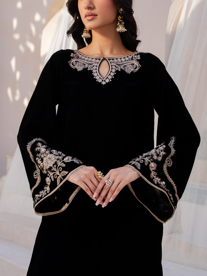 Le Tresor by Izel Pret Embroidered Velvet 3 Piece Suit Orabel - Festive Collection