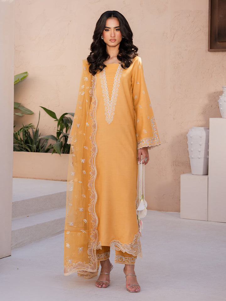 Le Tresor by Izel Pret Embroidered Velvet 3 Piece Suit Oria - Festive Collection