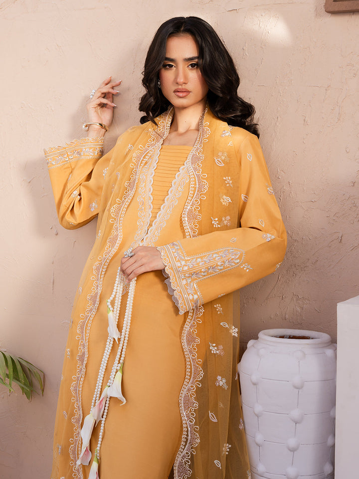 Le Tresor by Izel Pret Embroidered Velvet 3 Piece Suit Oria - Festive Collection