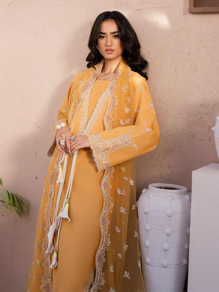 Le Tresor by Izel Pret Embroidered Velvet 3 Piece Suit Oria - Festive Collection