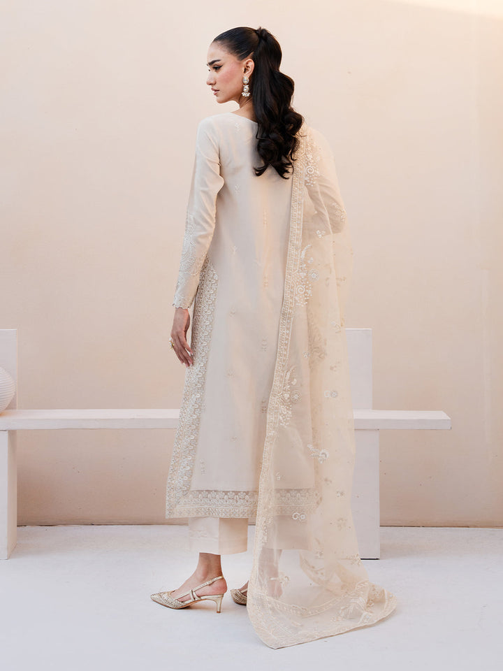 Le Tresor by Izel Pret Embroidered Velvet 3 Piece Suit Orsine - Festive Collection