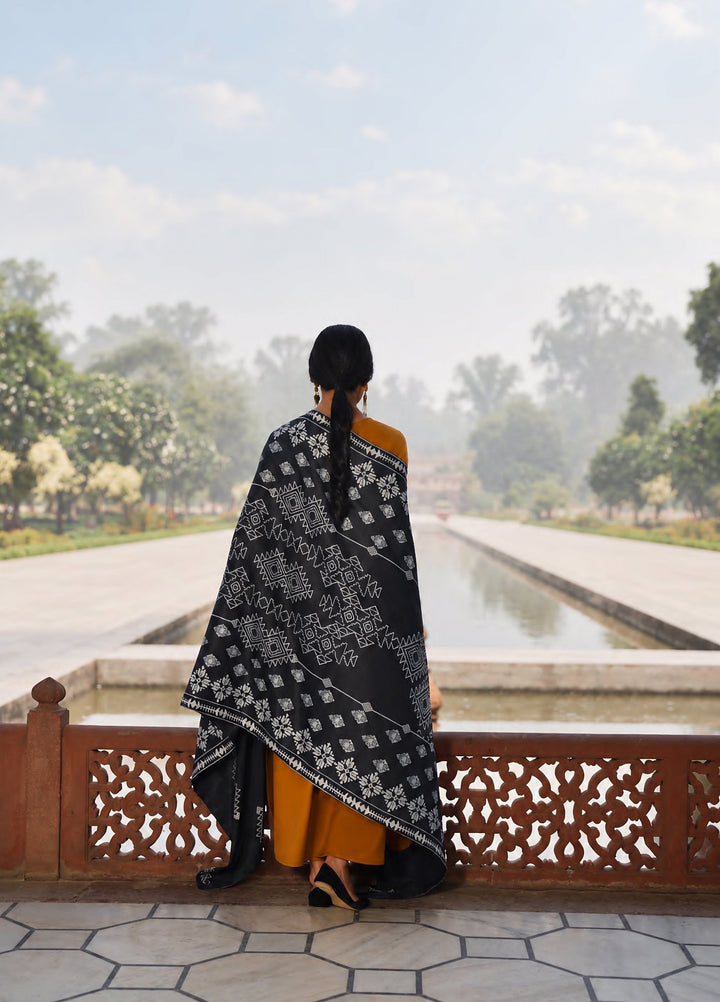 Moksha by Casualite RTW Embroidered Karandi Silk 3 Piece Suit CL26UMK Azar - Casual Collection