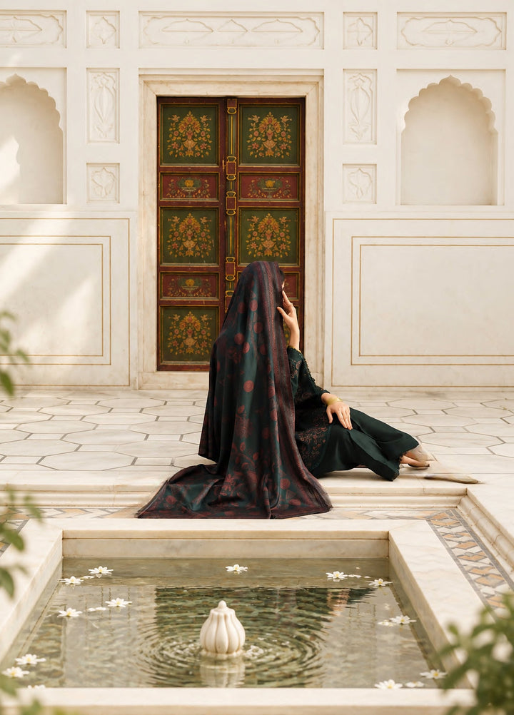 Moksha by Casualite RTW Embroidered Karandi Silk 3 Piece Suit CL26UMK Saba - Casual Collection