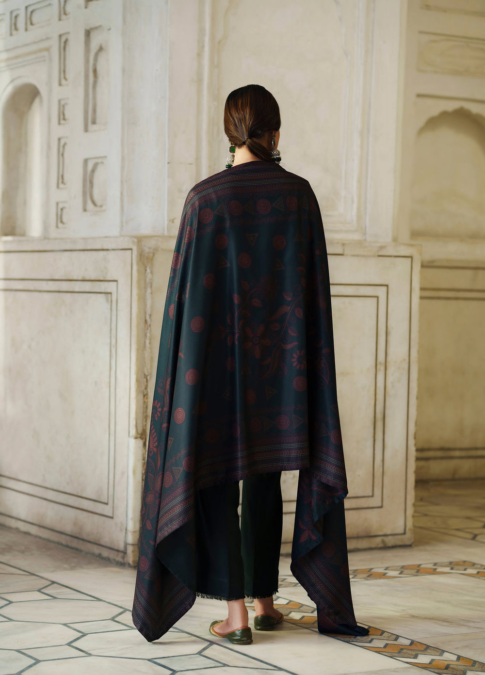 Moksha by Casualite RTW Embroidered Karandi Silk 3 Piece Suit CL26UMK Saba - Casual Collection