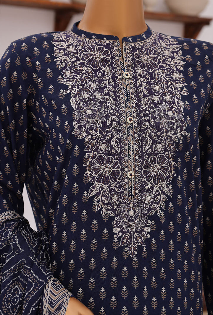 Daily Wear by HZ Textiles Unstitched Embroidered Lawn 3 Piece Suit PDW - 3308 Casual Collection