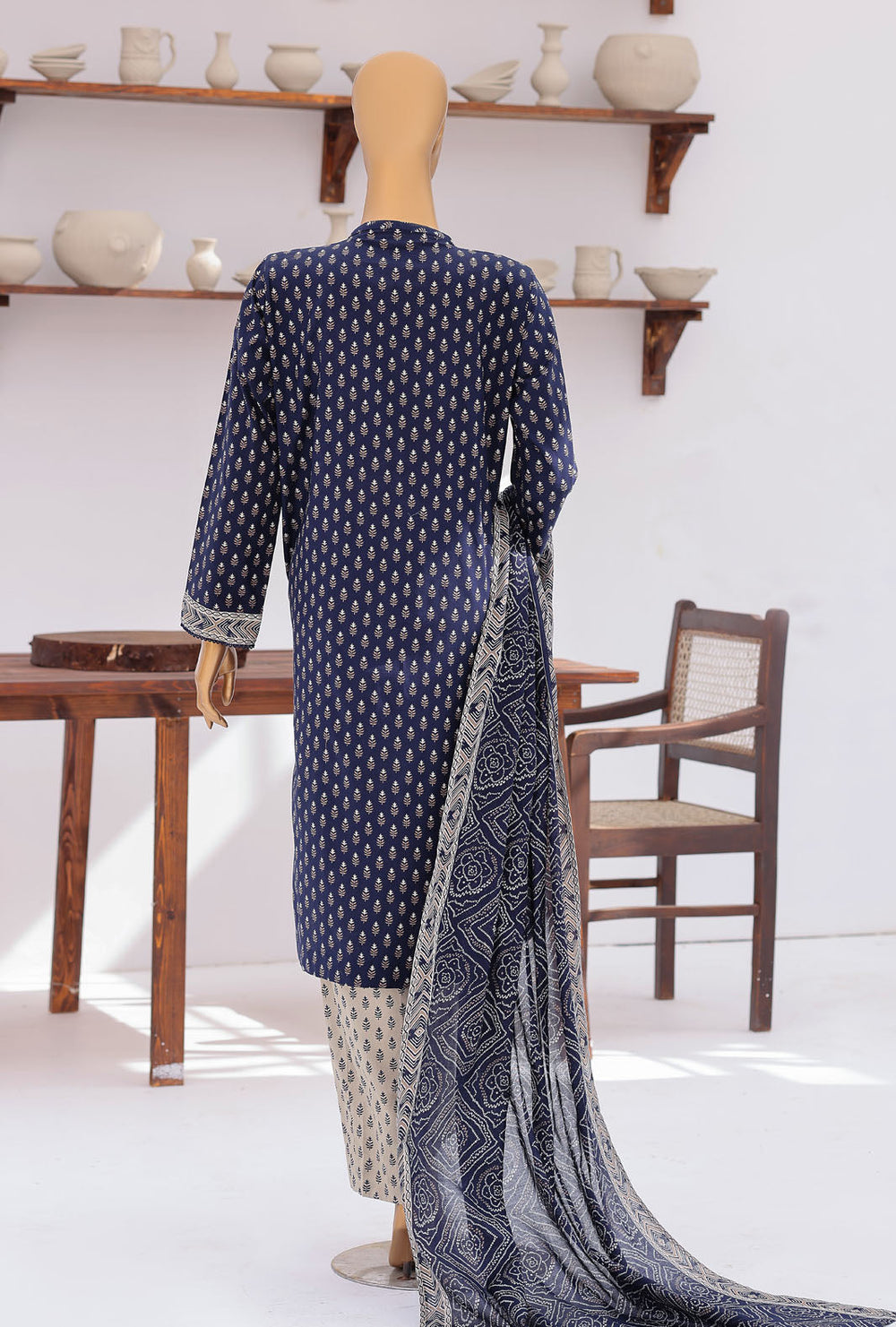 Daily Wear by HZ Textiles Unstitched Embroidered Lawn 3 Piece Suit PDW - 3308 Casual Collection