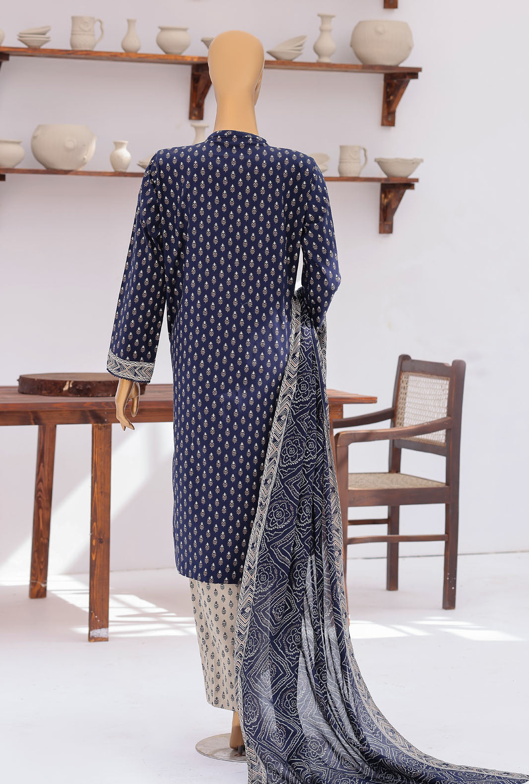 Daily Wear by HZ Textiles Unstitched Embroidered Lawn 3 Piece Suit PDW - 3308 Casual Collection