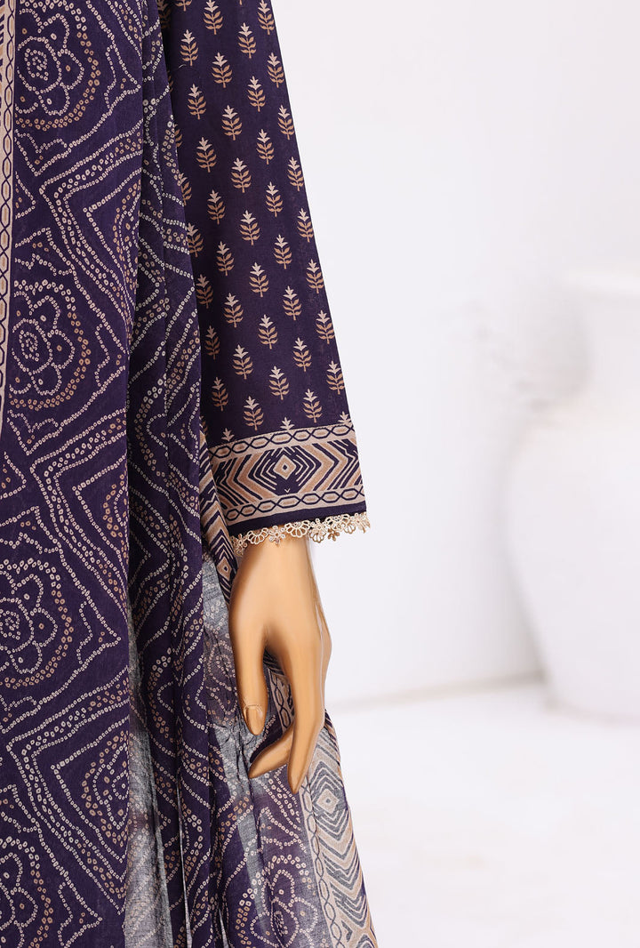 Daily Wear by HZ Textiles Unstitched Embroidered Lawn 3 Piece Suit PDW - 3309 Casual Collection
