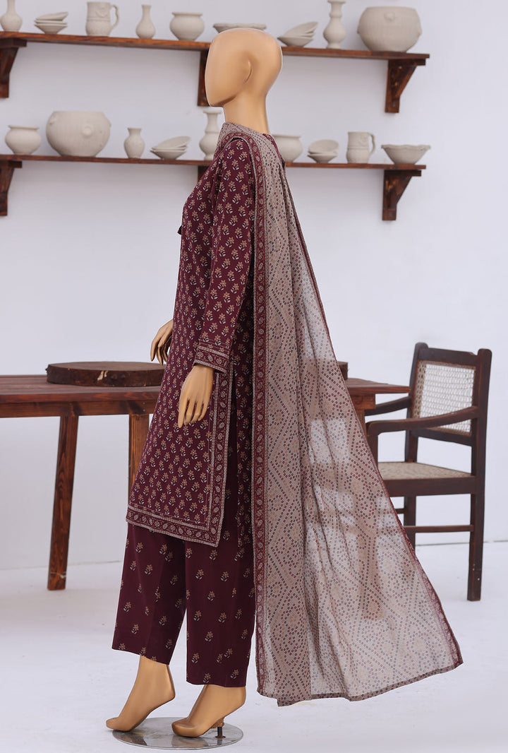 Daily Wear by HZ Textiles Unstitched Embroidered Lawn 3 Piece Suit PDW - 3310 Casual Collection