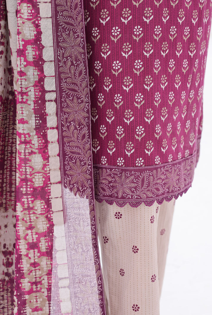 Daily Wear by HZ Textiles Unstitched Embroidered Lawn 3 Piece Suit PDW - 3312 Casual Collection