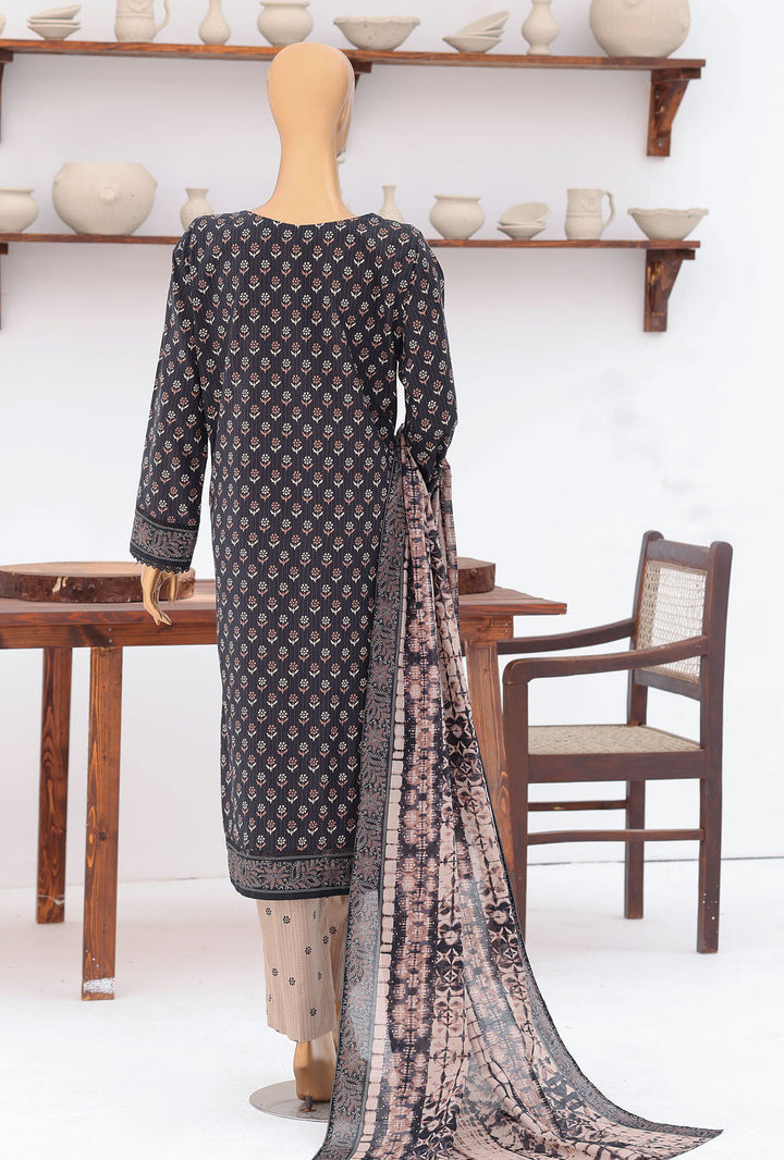 Daily Wear by HZ Textiles Unstitched Embroidered Lawn 3 Piece Suit PDW - 3313 Casual Collection