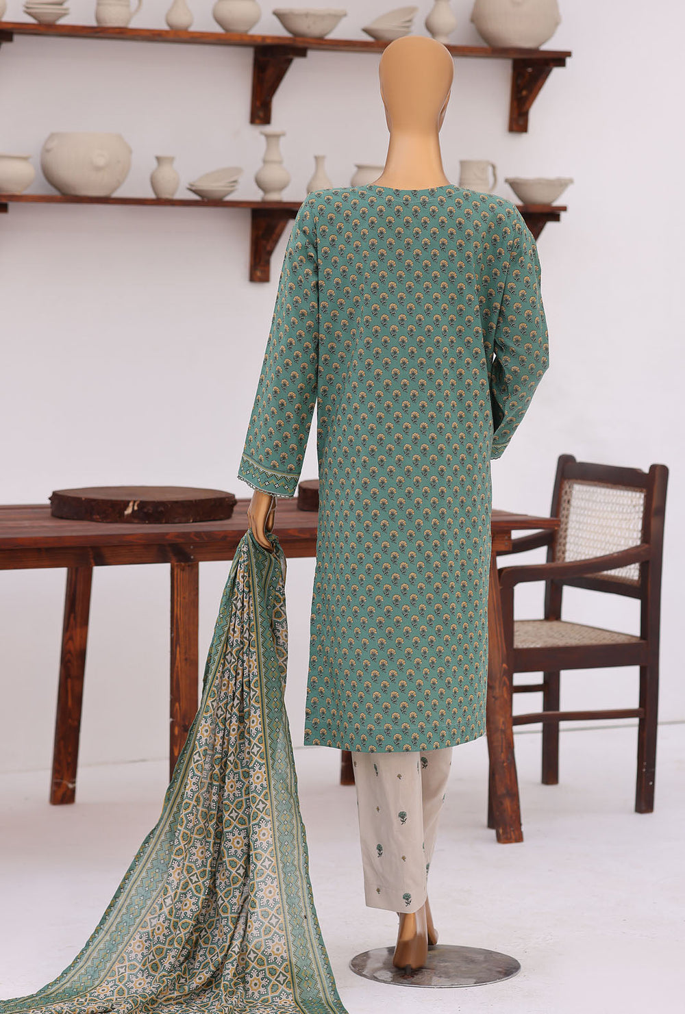 Daily Wear by HZ Textiles Unstitched Embroidered Lawn 3 Piece Suit PDW - 3316 Casual Collection