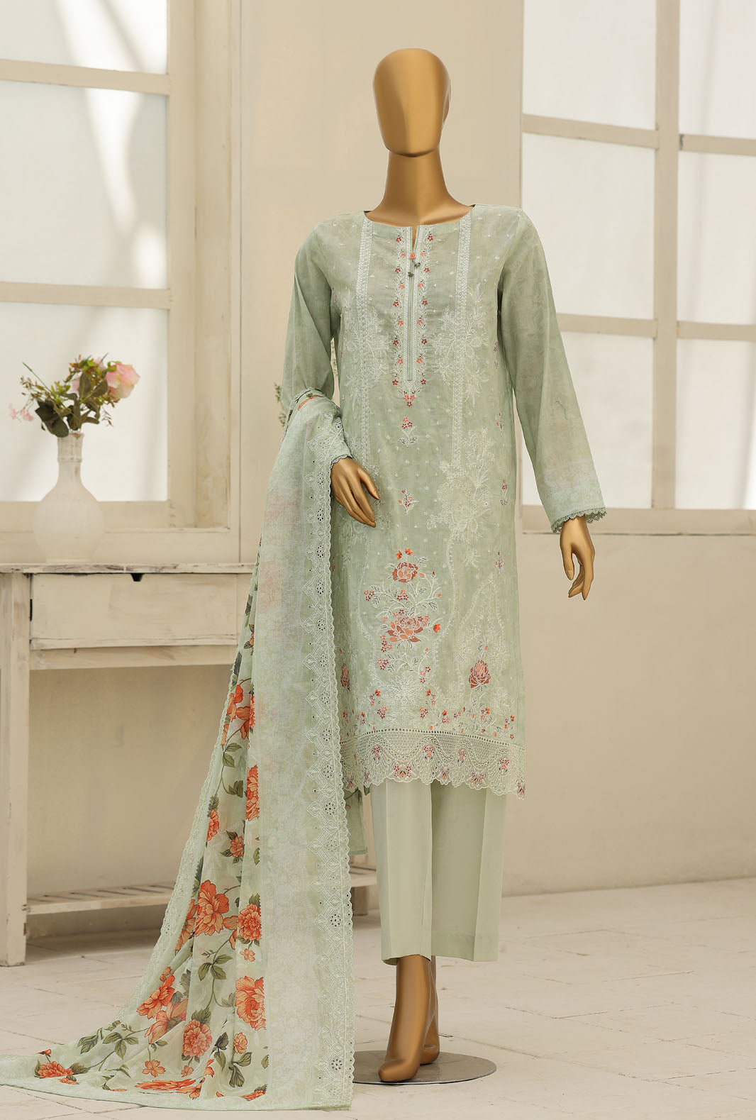 Premium Signature by HZ Textiles Unstitched Embroidered Lawn 3 Piece Suit PEC-1231 Festive Collection