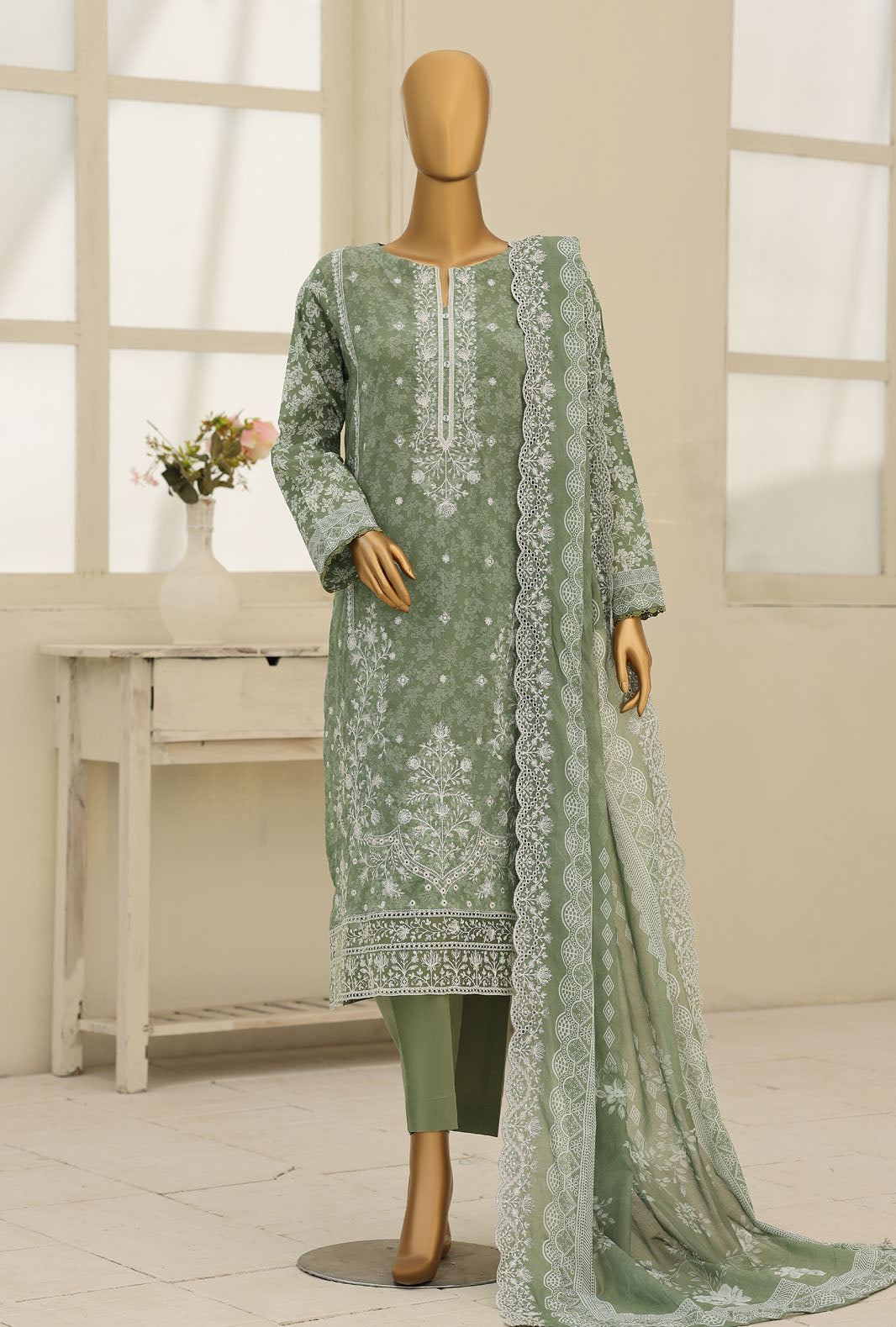 Premium Signature by HZ Textiles Unstitched Embroidered Lawn 3 Piece Suit PEC-1234 Festive Collection
