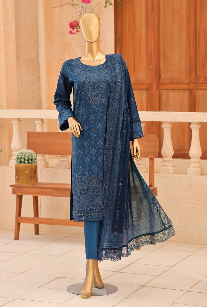 Venice by HZ Textiles Unstitched Embroidered Lawn 3 Piece Suit PEC - 3109 Festive Collection