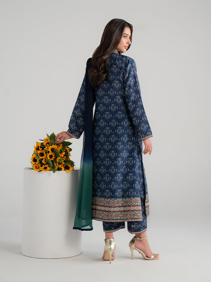 Summer Basics by Gulaal Women RTW Printed Poly 3 Piece Suit Playa - Casual Collection