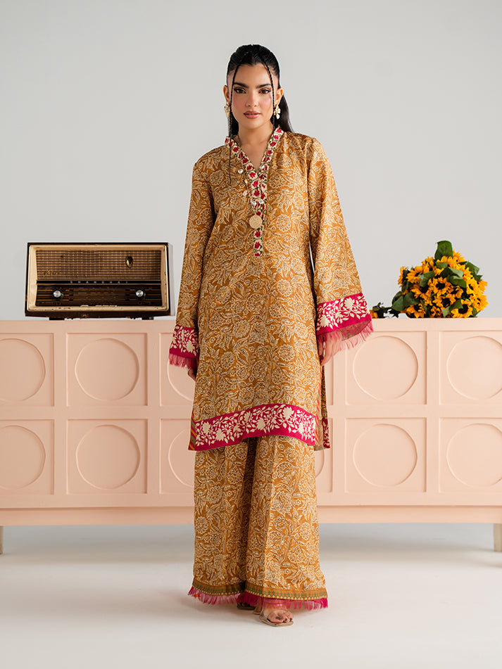 Summer Basics by Gulaal Women RTW Printed Poly 2 Piece Suit Solis - Casual Collection