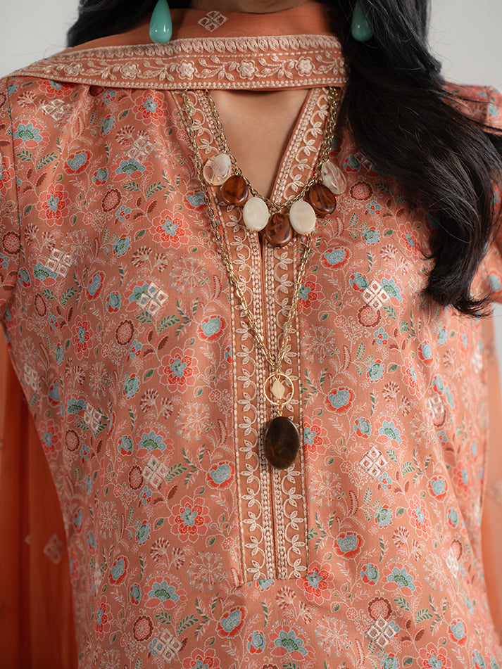 Summer Basics by Gulaal Women RTW Embroidered Poly 3 Piece Suit Vani - Casual Collection