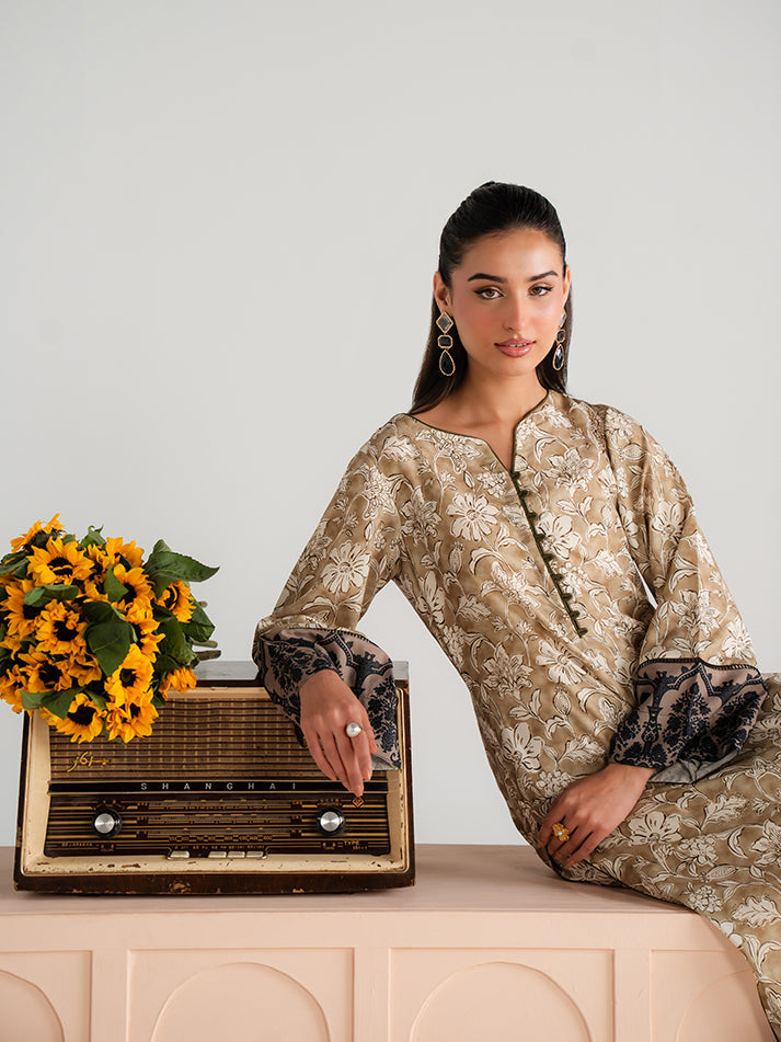 Summer Basics by Gulaal Women RTW Printed Poly 2 Piece Suit Cira - Casual Collection