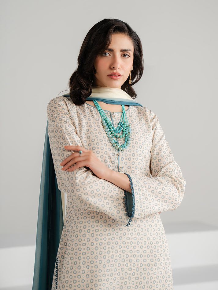 Summer Basics by Gulaal Women RTW Printed Poly 3 Piece Suit Virel - Casual Collection