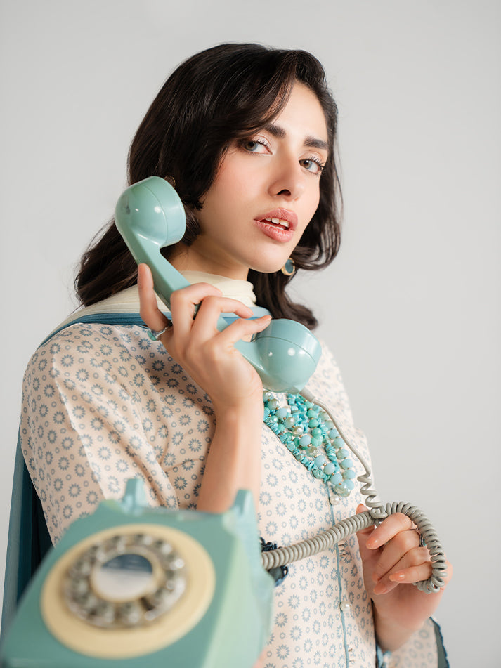Summer Basics by Gulaal Women RTW Printed Poly 3 Piece Suit Virel - Casual Collection