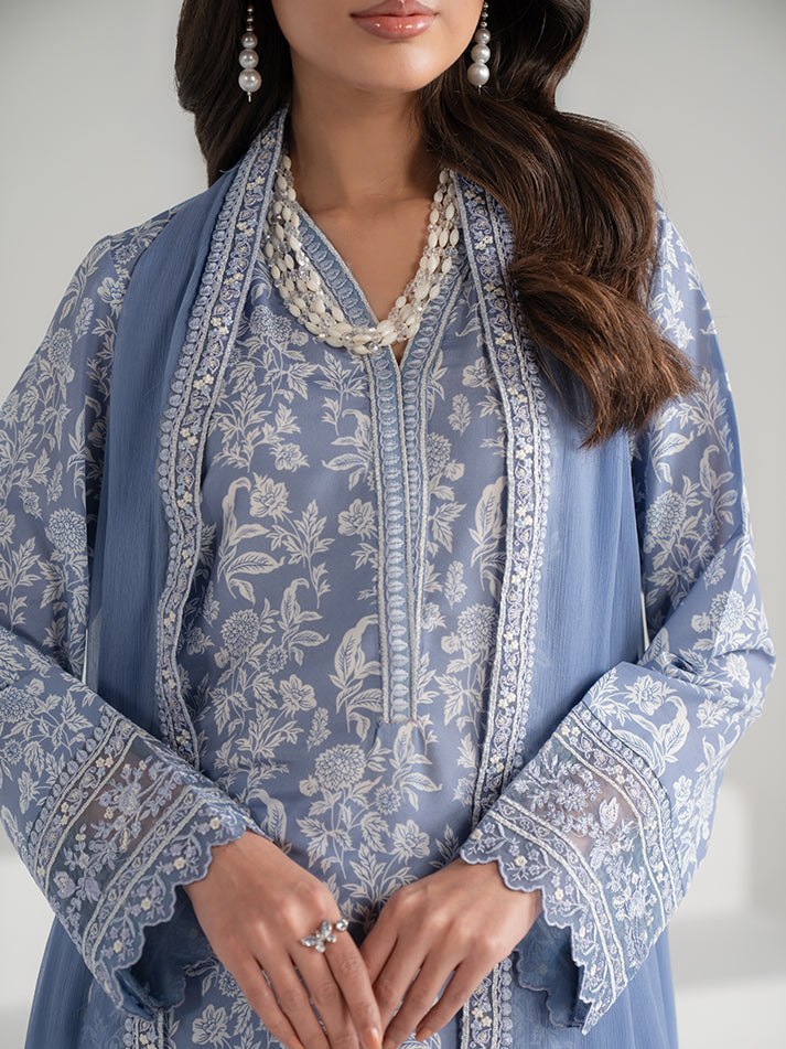 Summer Basics by Gulaal Women RTW Embroidered Poly 3 Piece Suit Brisa - Casual Collection