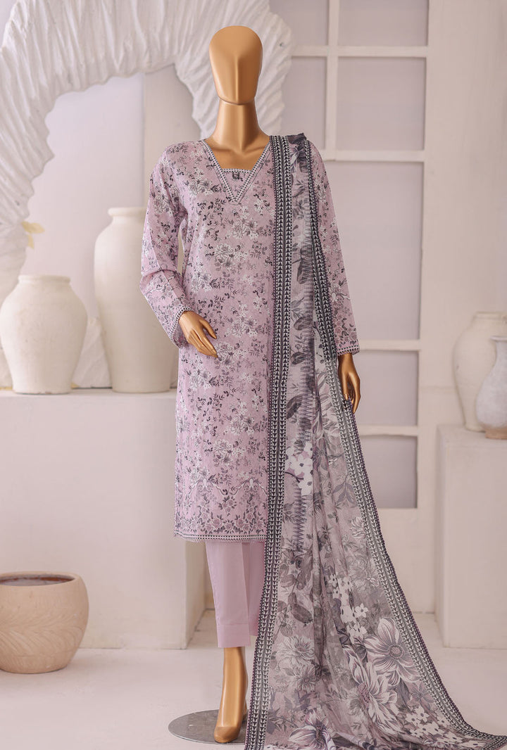 Platinum by HZ Textile Unstitched Printed Lawn 3 Piece Suit PPC-1184 - Casual Collection