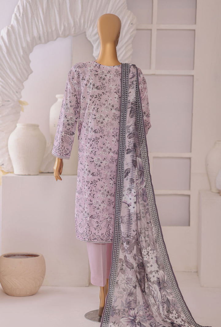 Platinum by HZ Textile Unstitched Printed Lawn 3 Piece Suit PPC-1184 - Casual Collection