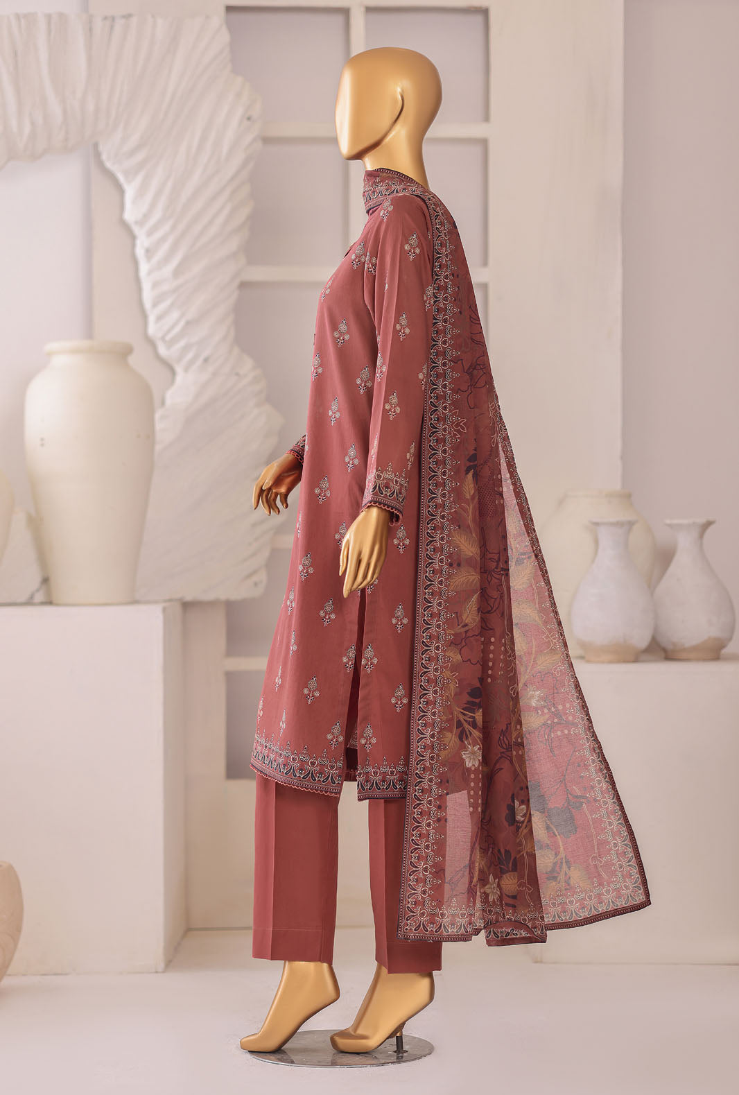 Platinum by HZ Textile Unstitched Printed Lawn 3 Piece Suit PPC-1191 - Casual Collection