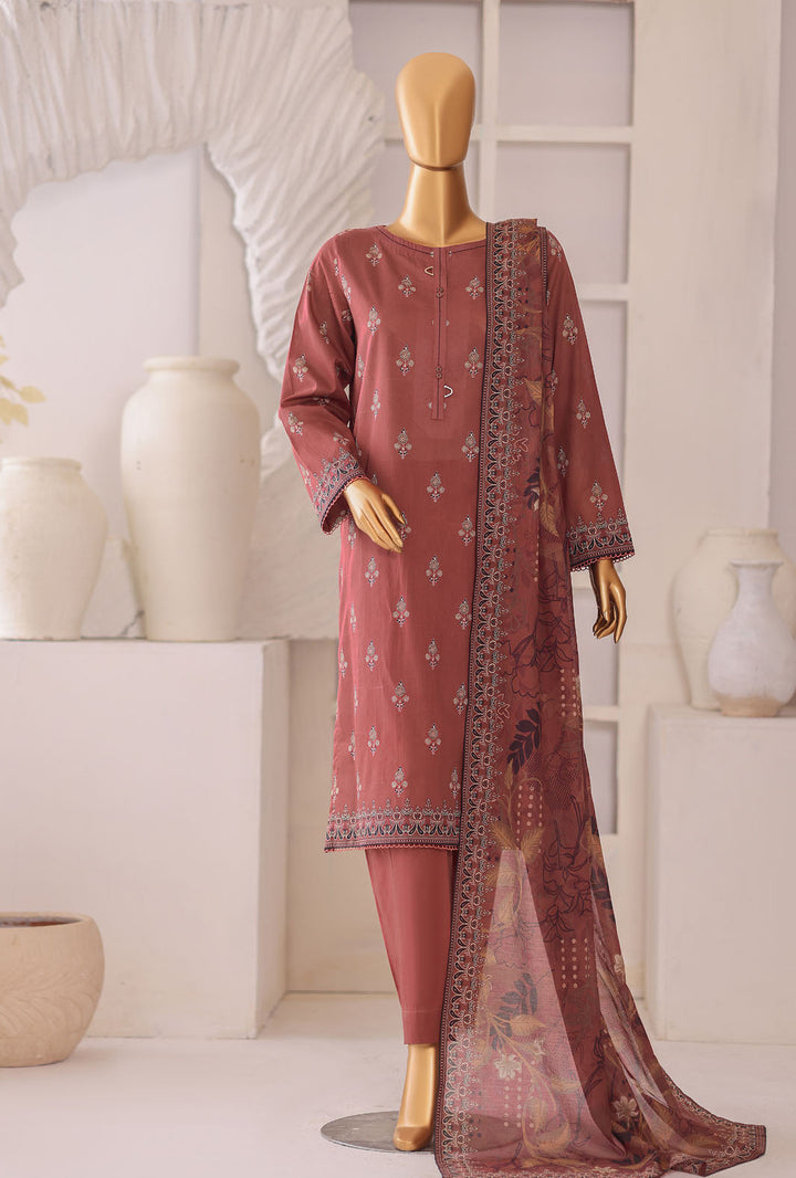 Platinum by HZ Textile Unstitched Printed Lawn 3 Piece Suit PPC-1191 - Casual Collection