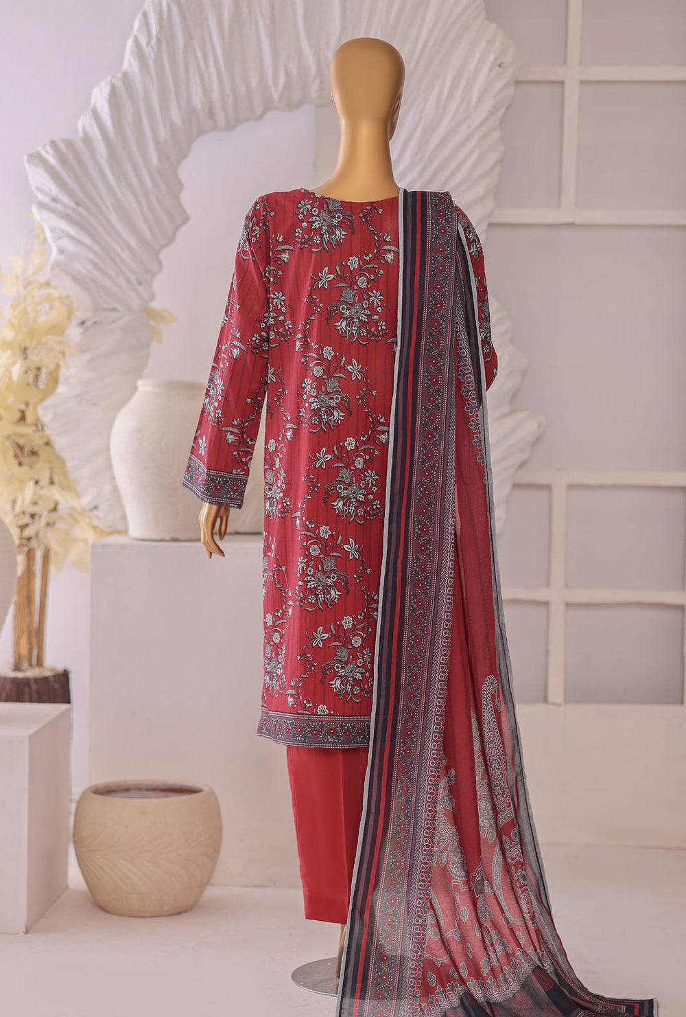 Platinum by HZ Textile Unstitched Printed Lawn 3 Piece Suit PPC-1193 - Casual Collection