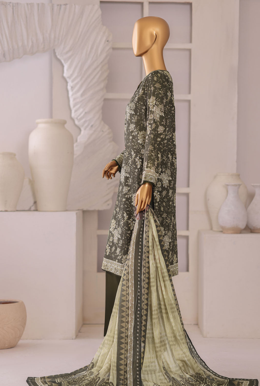 Platinum by HZ Textile Unstitched Printed Lawn 3 Piece Suit PPC-1194 - Casual Collection