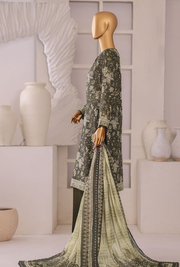Platinum by HZ Textile Unstitched Printed Lawn 3 Piece Suit PPC-1194 - Casual Collection