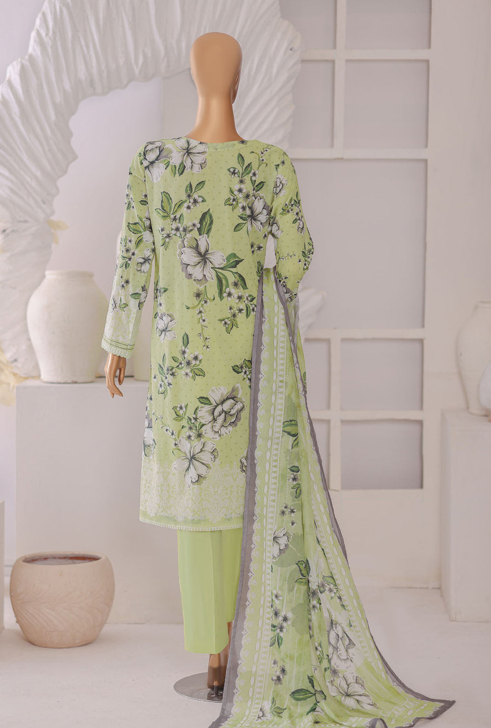 Platinum by HZ Textile Unstitched Printed Lawn 3 Piece Suit PPC-1195 - Casual Collection