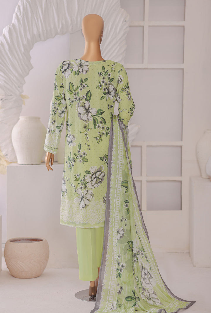 Platinum by HZ Textile Unstitched Printed Lawn 3 Piece Suit PPC-1195 - Casual Collection
