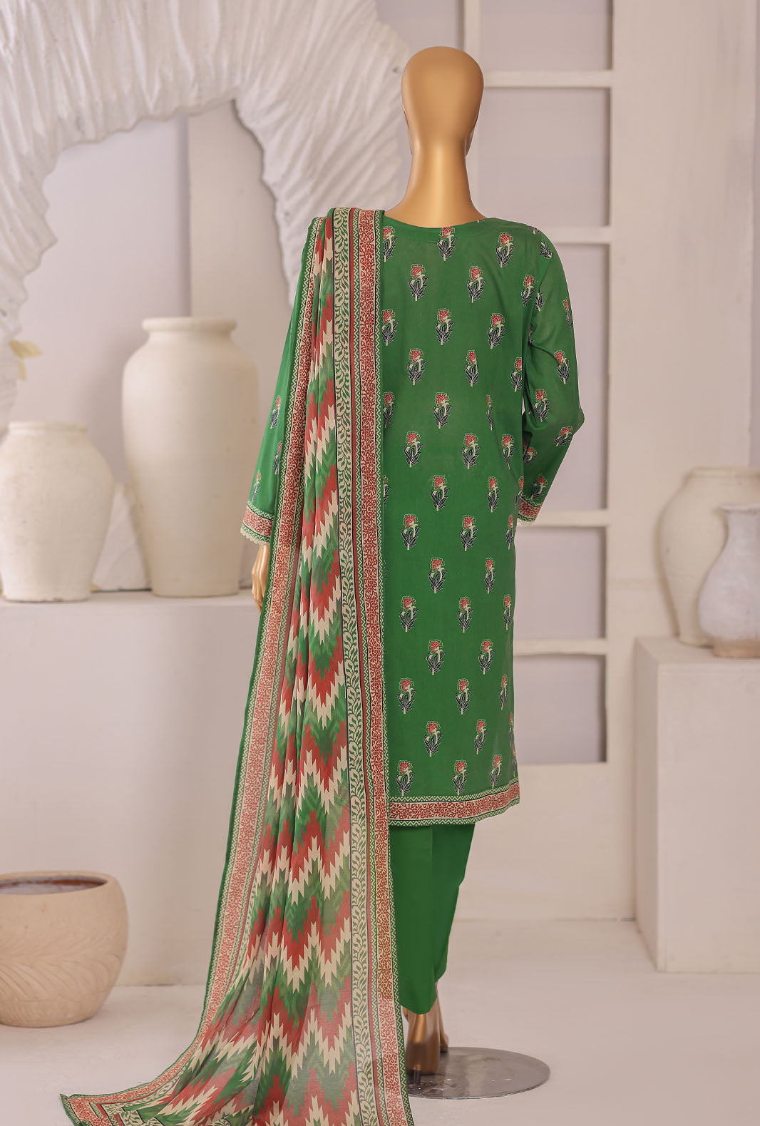 Platinum by HZ Textile Unstitched Printed Lawn 3 Piece Suit PPC-1198 - Casual Collection
