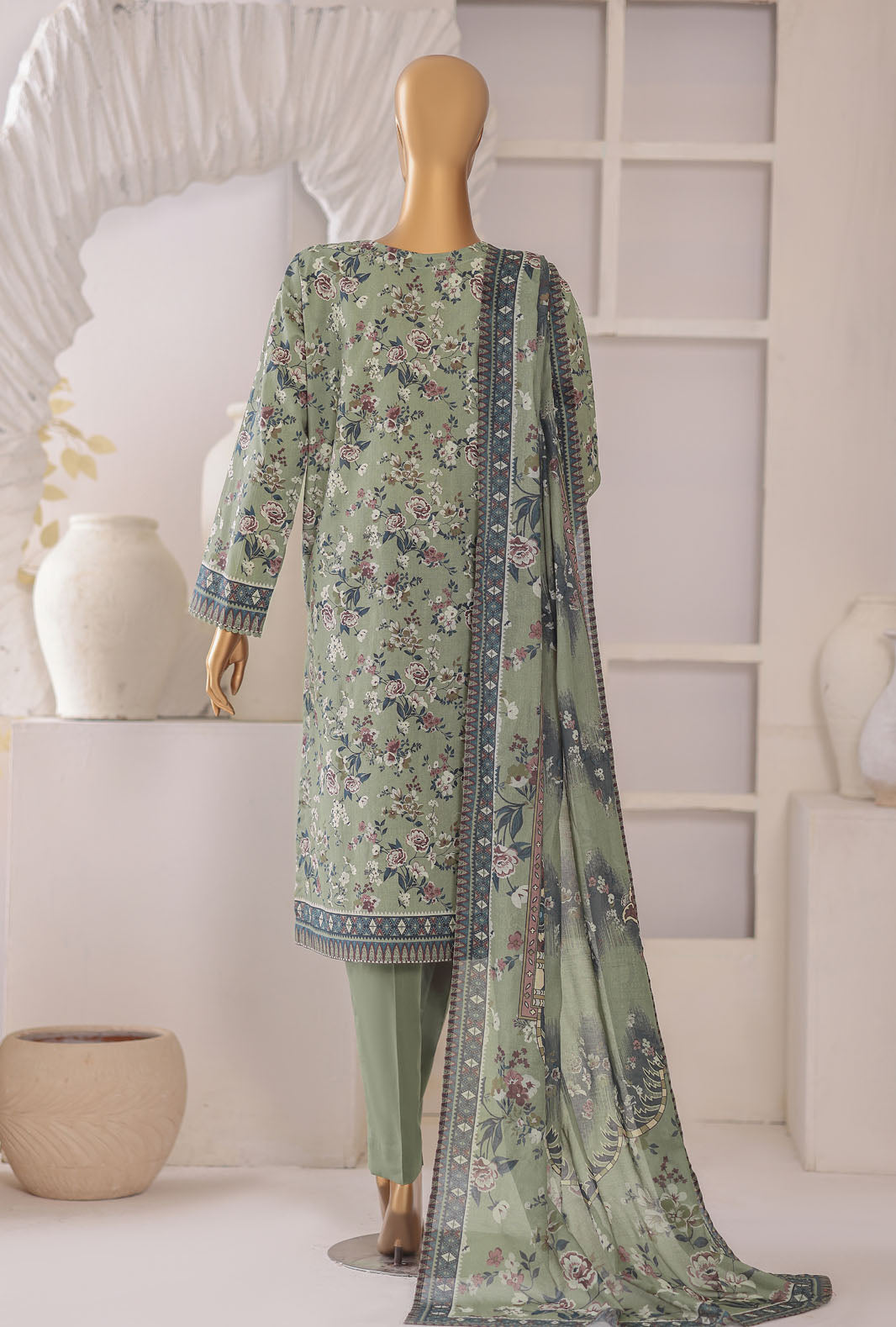 Platinum by HZ Textile Unstitched Printed Lawn 3 Piece Suit PPC-1199 - Casual Collection