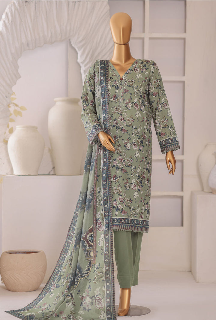 Platinum by HZ Textile Unstitched Printed Lawn 3 Piece Suit PPC-1199 - Casual Collection
