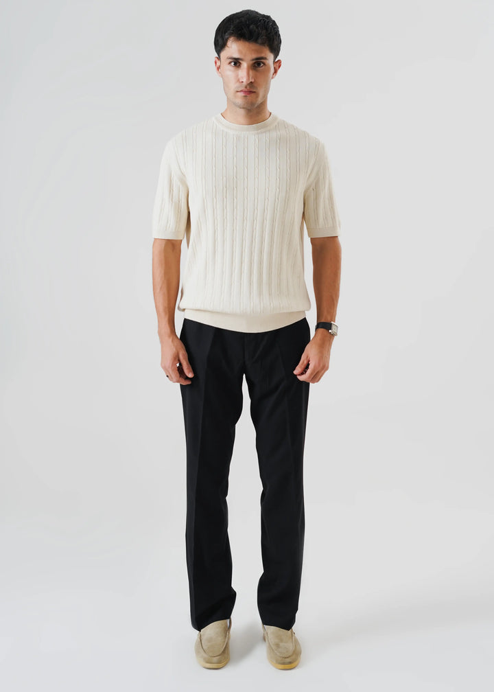 Artezan Inc RTW Solids Cotton T-Shirt Cable Kora Casual Collection