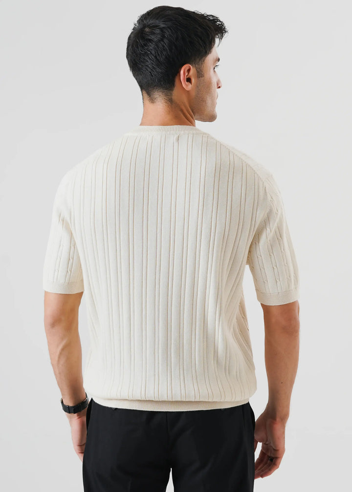 Artezan Inc RTW Solids Cotton T-Shirt Cable Kora Casual Collection