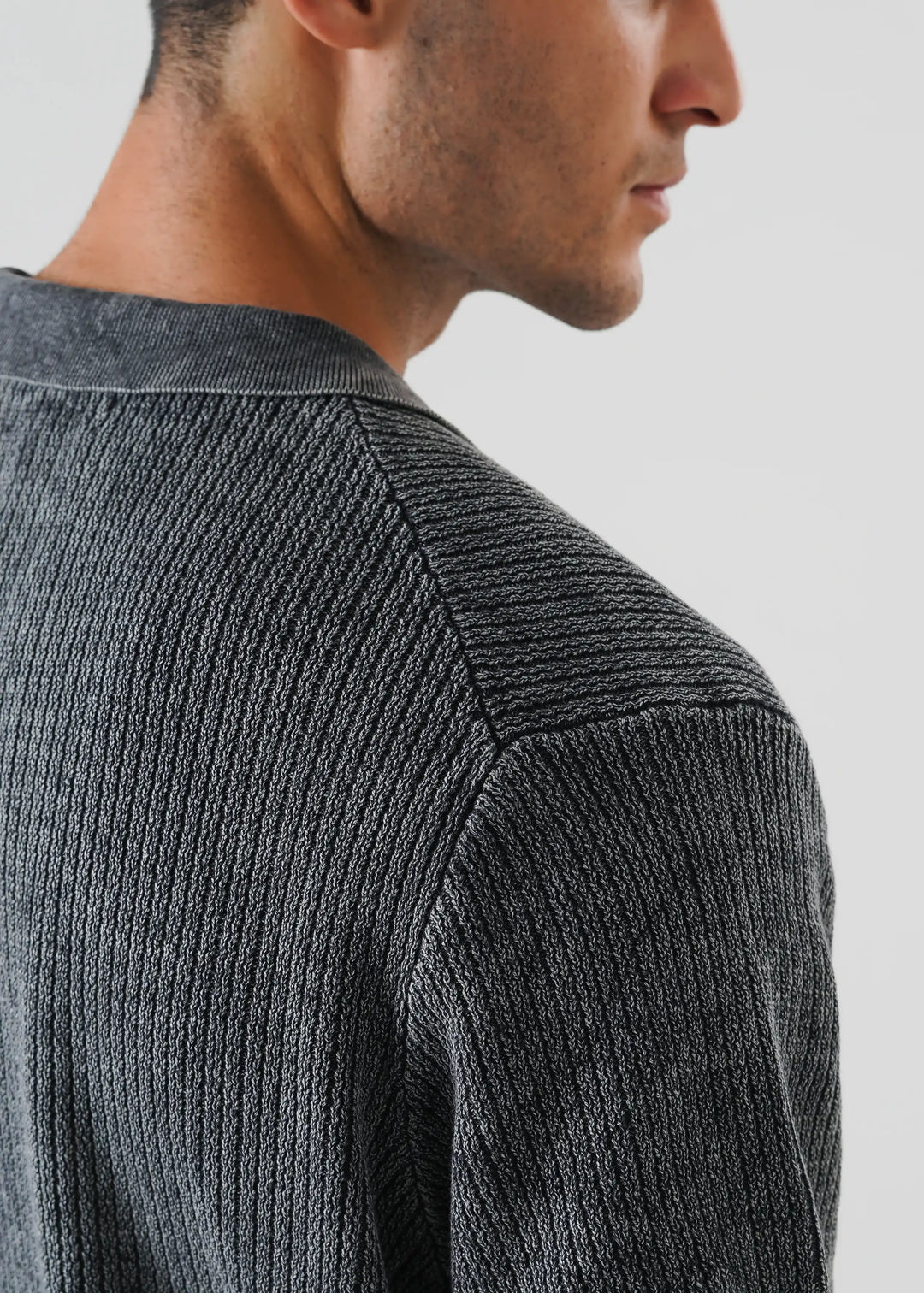Artezan Inc RTW Solids Cotton Polo Carbon Washed Casual Collection