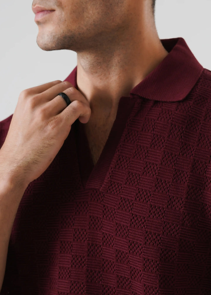 Artezan Inc RTW Solids Cotton Polo Checkered Skipper Casual Collection