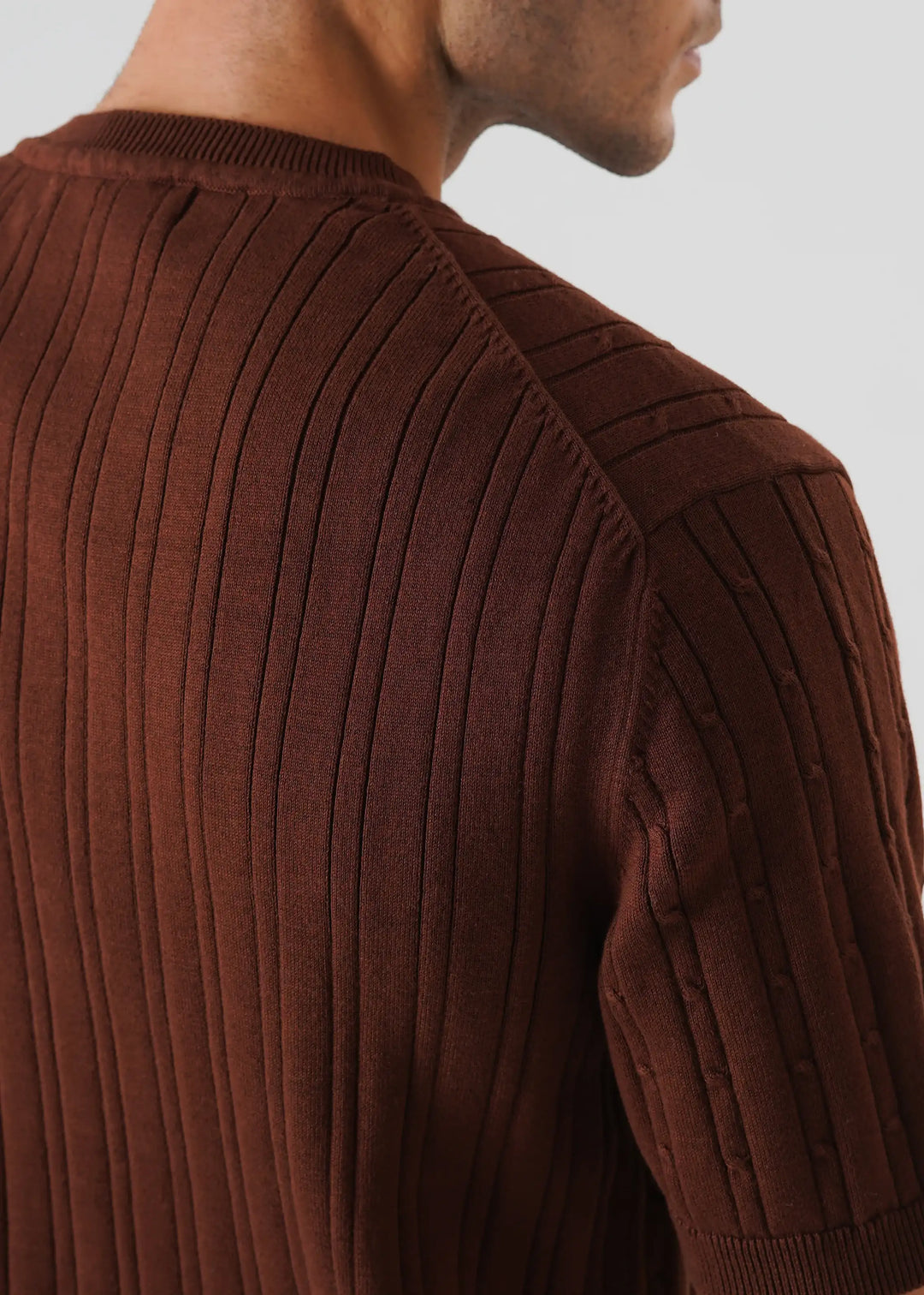 Artezan Inc RTW Solids Cotton T-Shirt Brown Derby Casual Collection