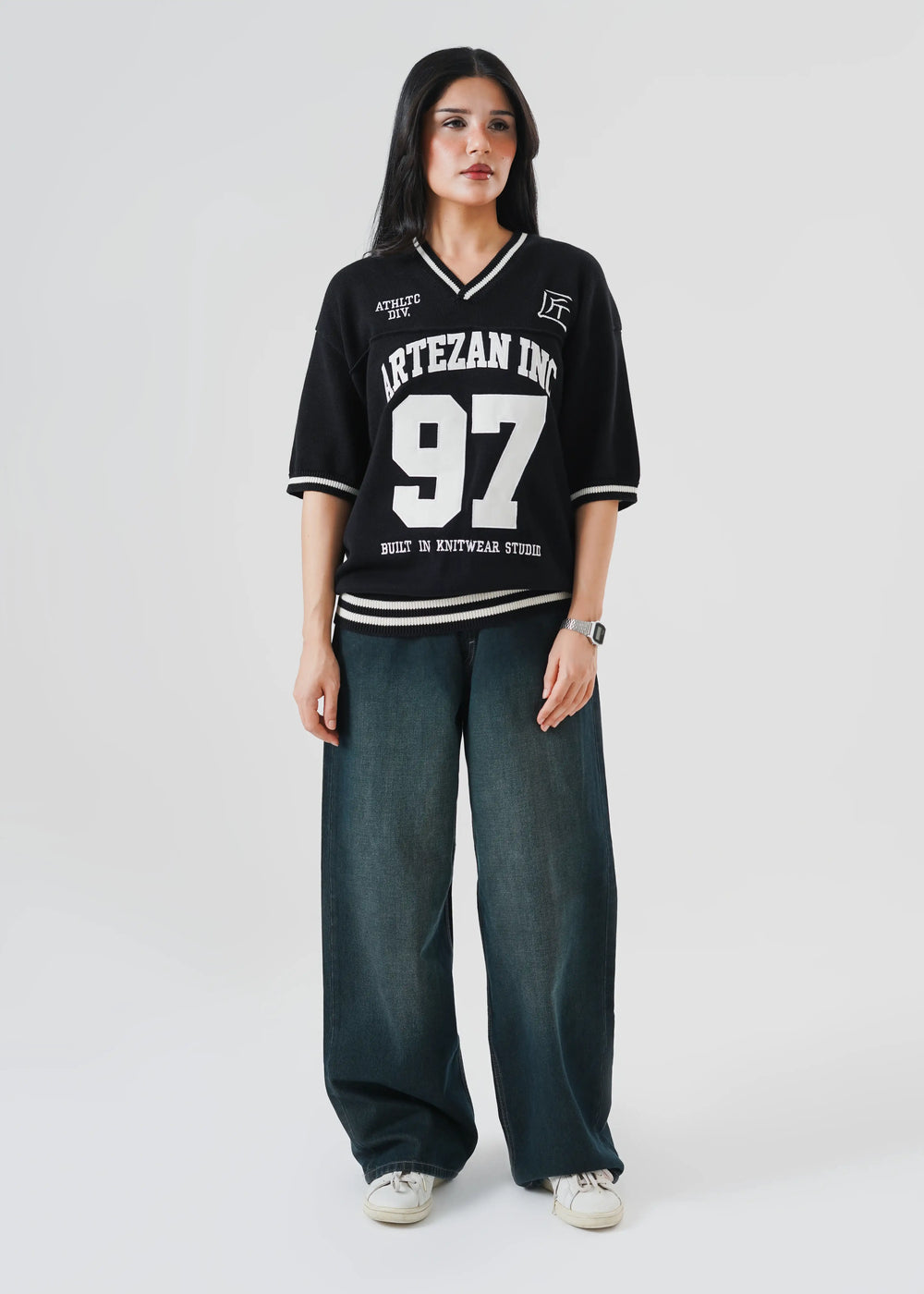 Artezan Inc RTW Solids Cotton T-Shirt Knitted 97 Jersey Casual Collection