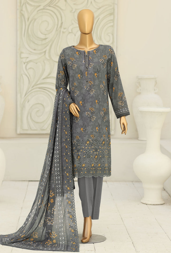 Premium Signature by HZ Textiles Unstitched Embroidered Lawn 3 Piece Suit PSE-1228 Festive Collection