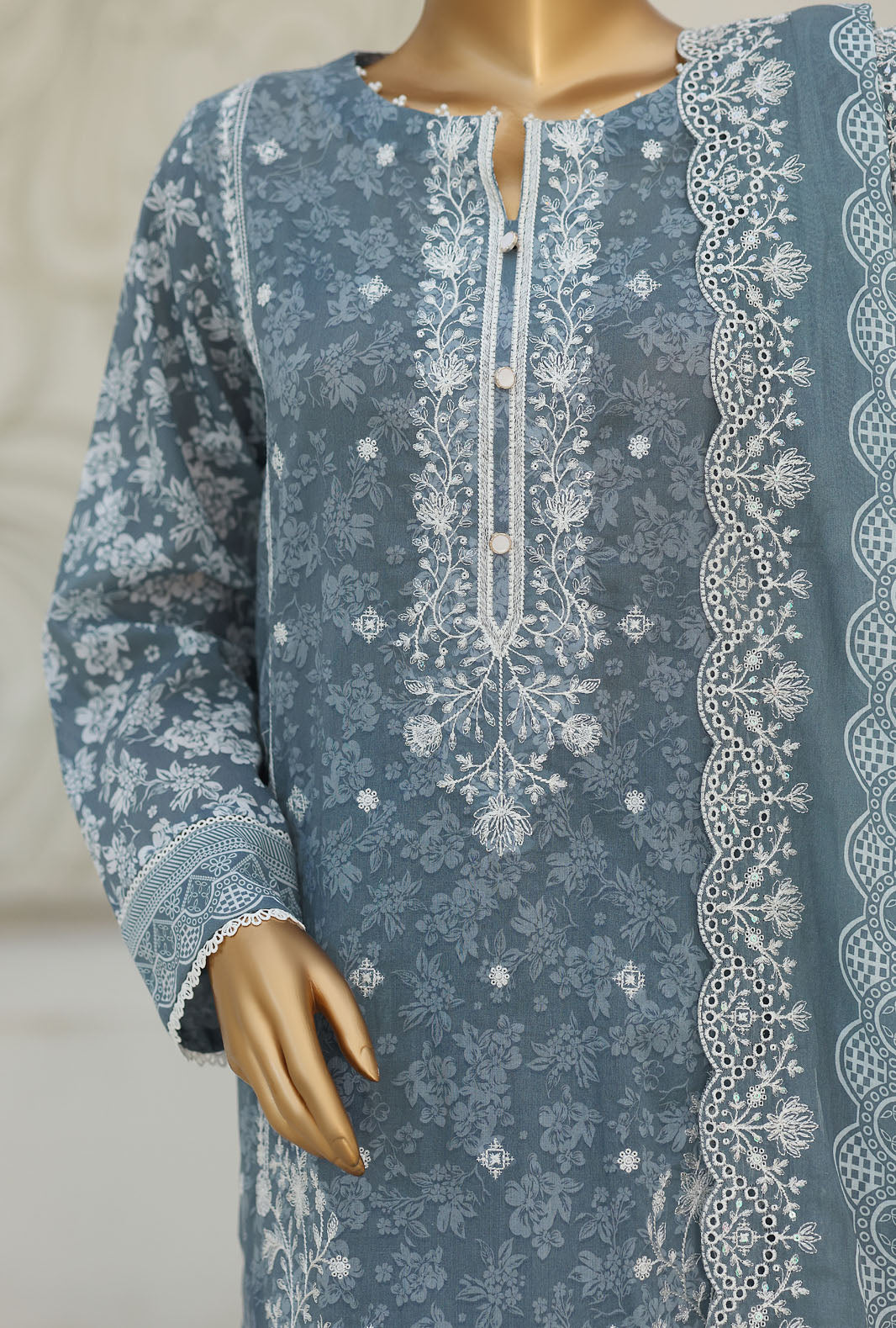 Premium Signature by HZ Textiles Unstitched Embroidered Lawn 3 Piece Suit PSE-1233 Festive Collection