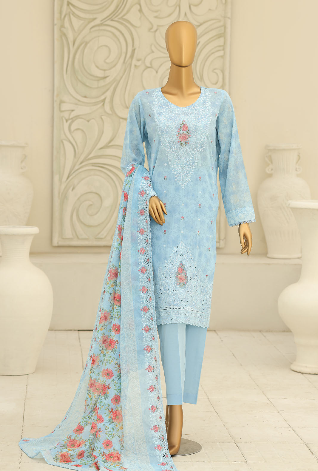 Premium Signature by HZ Textiles Unstitched Embroidered Lawn 3 Piece Suit PSE-1235 Festive Collection
